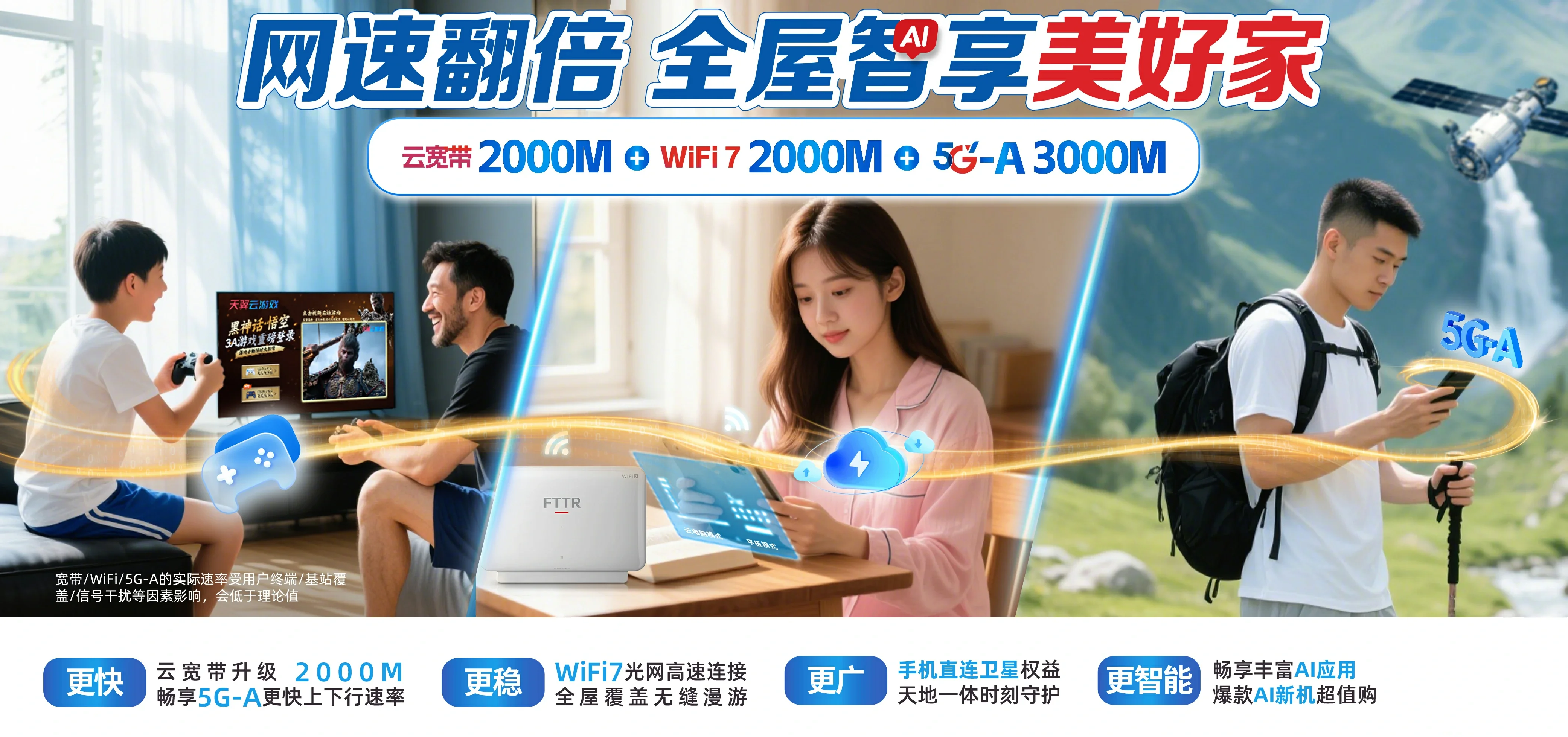 中国电信 咸丰县电信宽带 宽带套餐